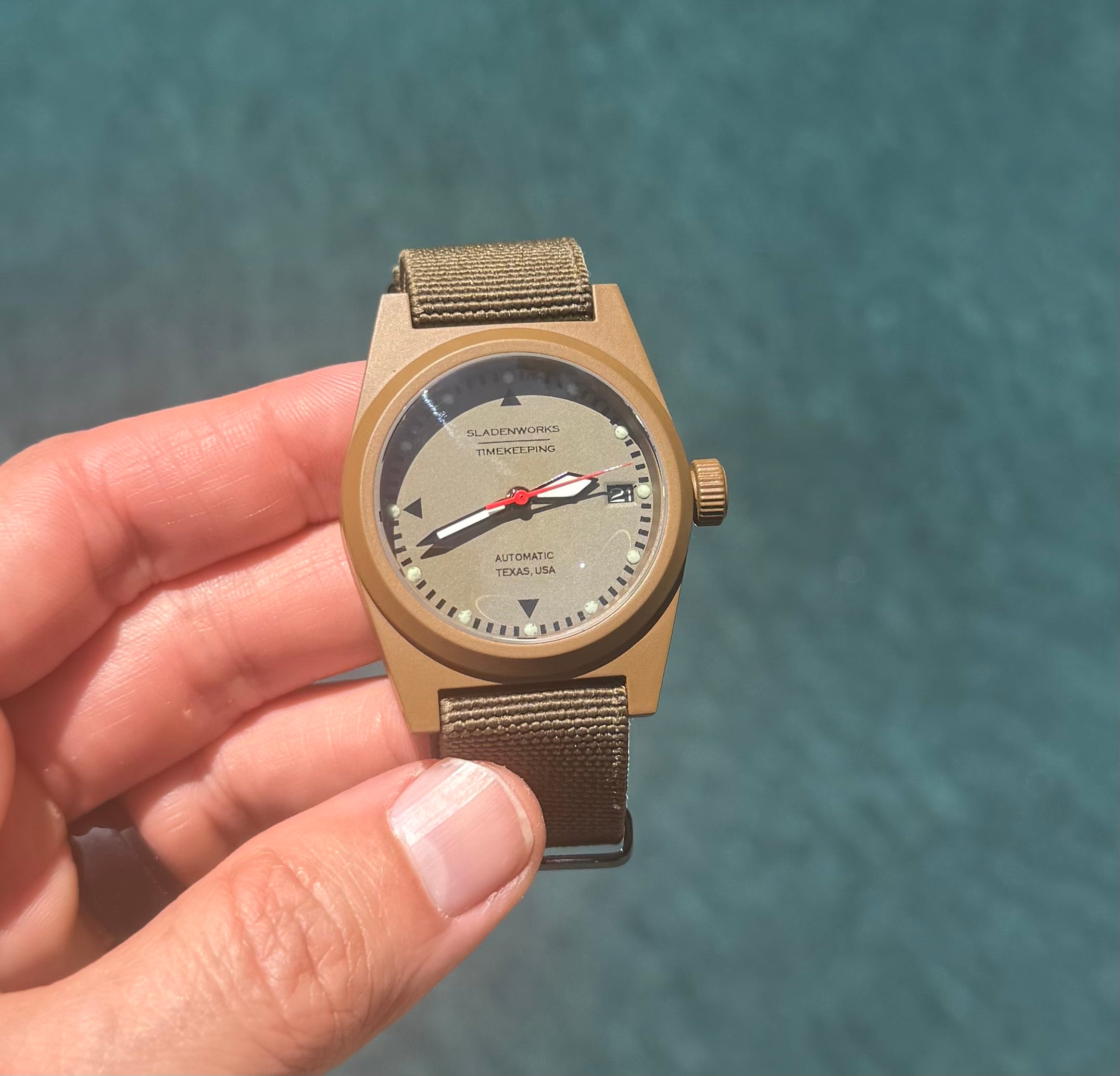 Sladenworks Field Watch - 38mm Coyote Tan