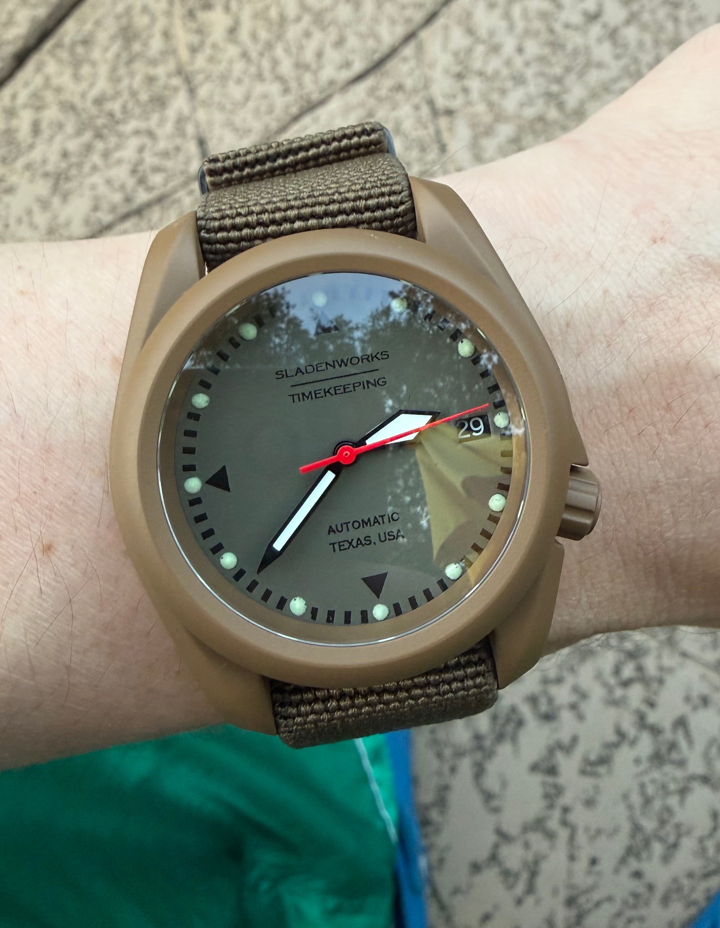 Sladenworks Field Watch - 40mm Coyote Tan
