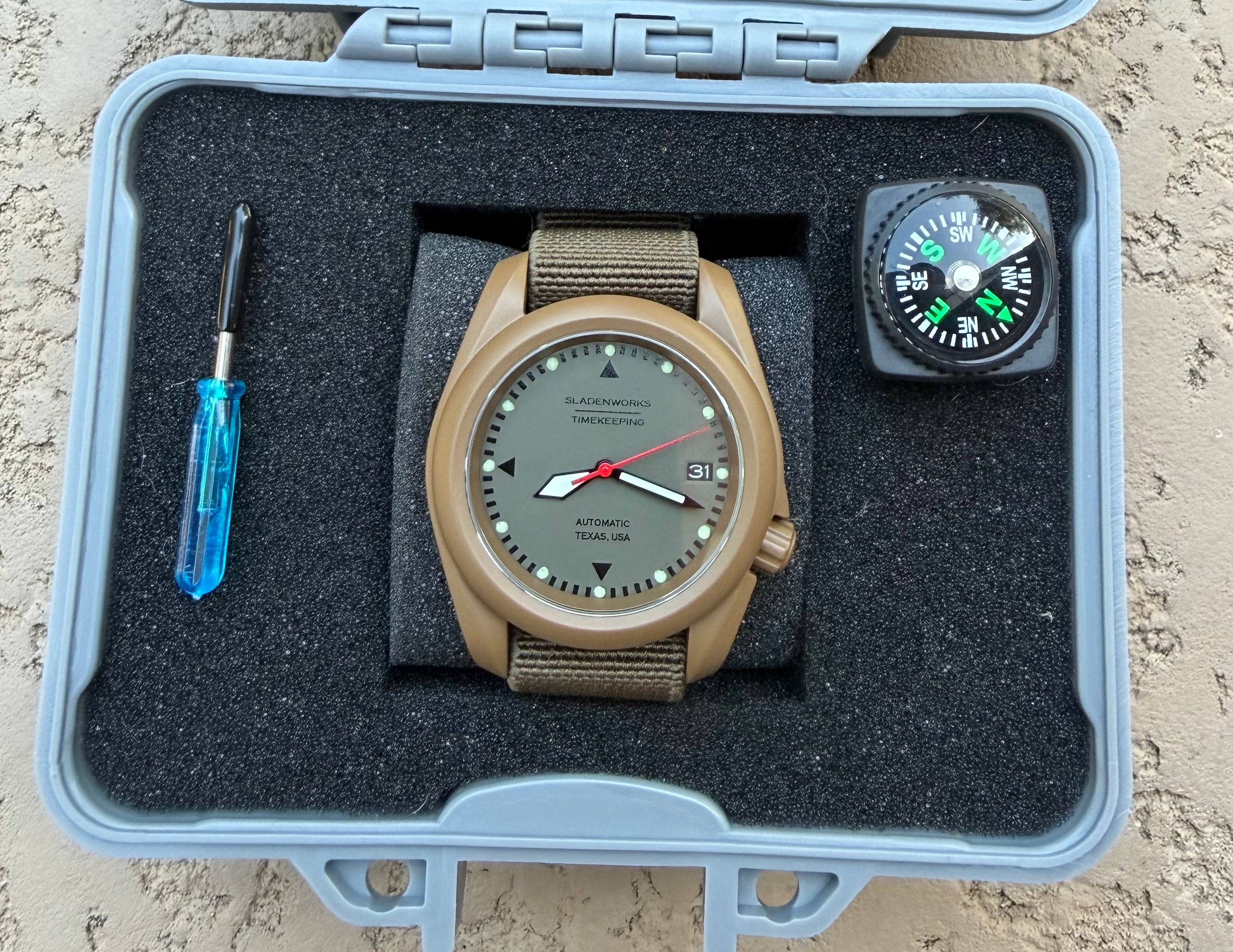 Sladenworks Field Watch - 40mm Coyote Tan