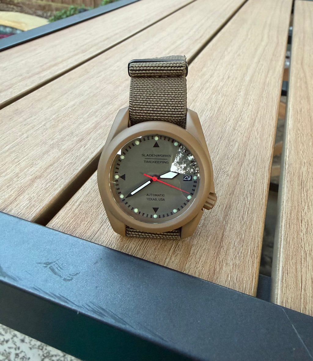 Sladenworks Field Watch - 40mm Coyote Tan