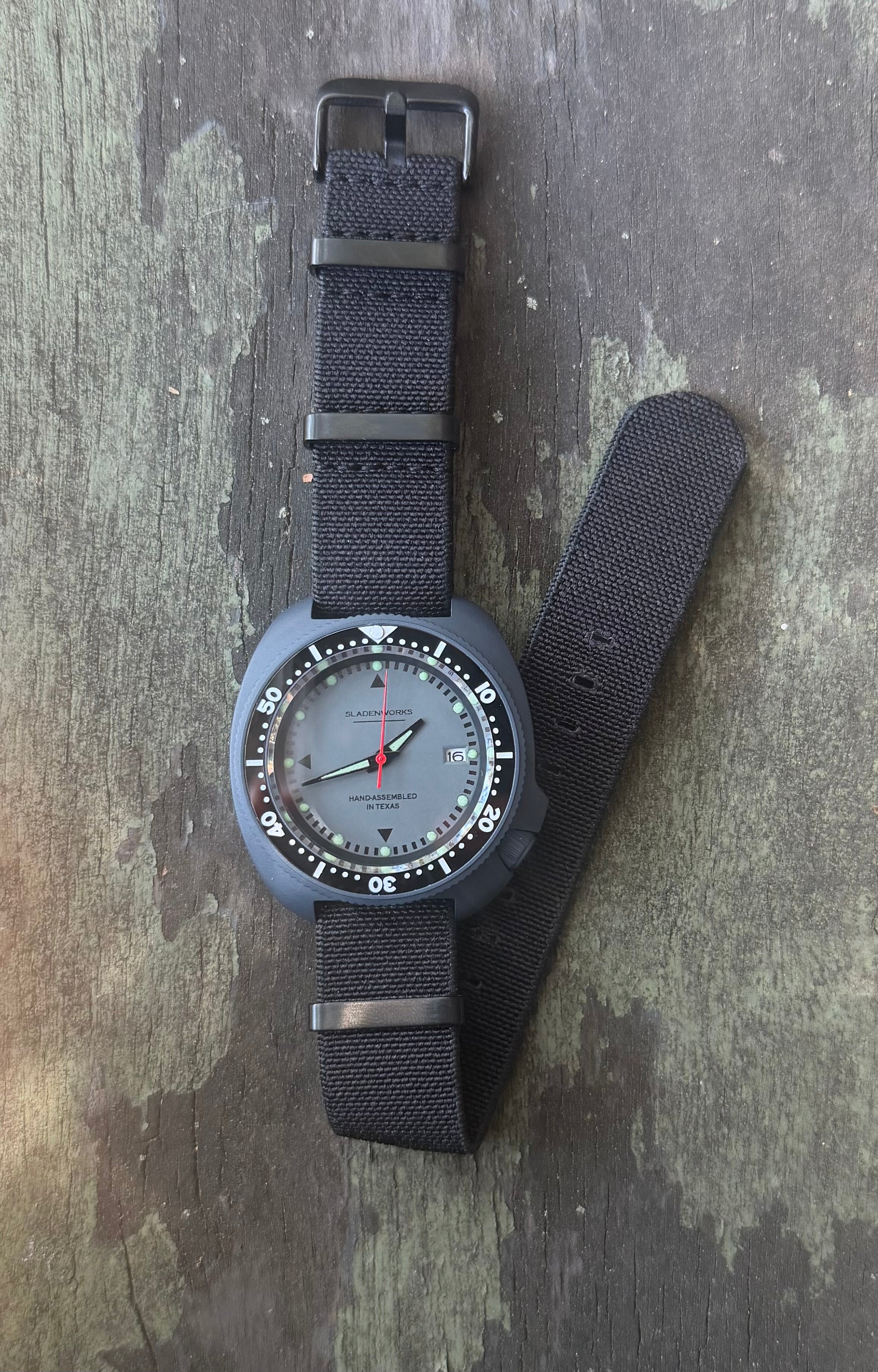 Sladenworks "Willard" Style Dive Watch - Combat Gray