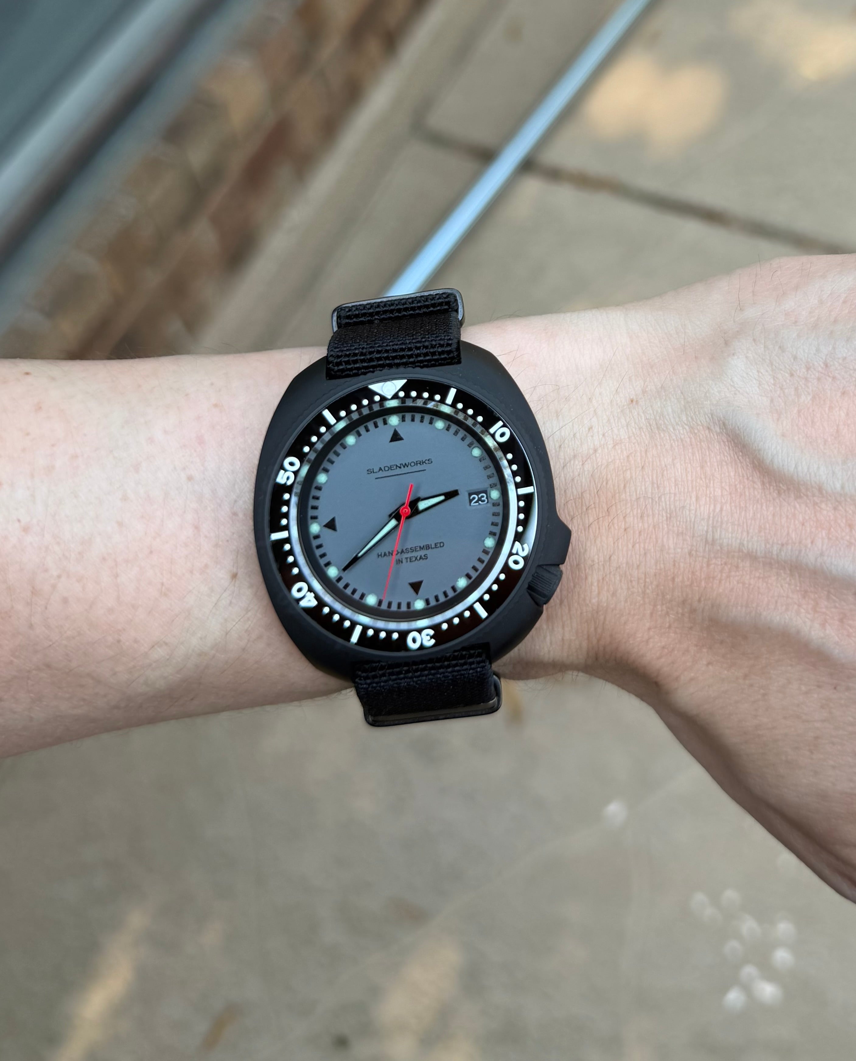 Sladenworks "Willard" Style Dive Watch - Black