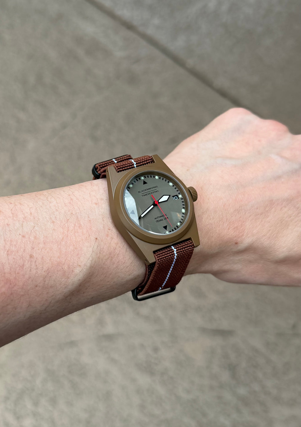 Sladenworks Field Watch - 38mm Coyote Tan