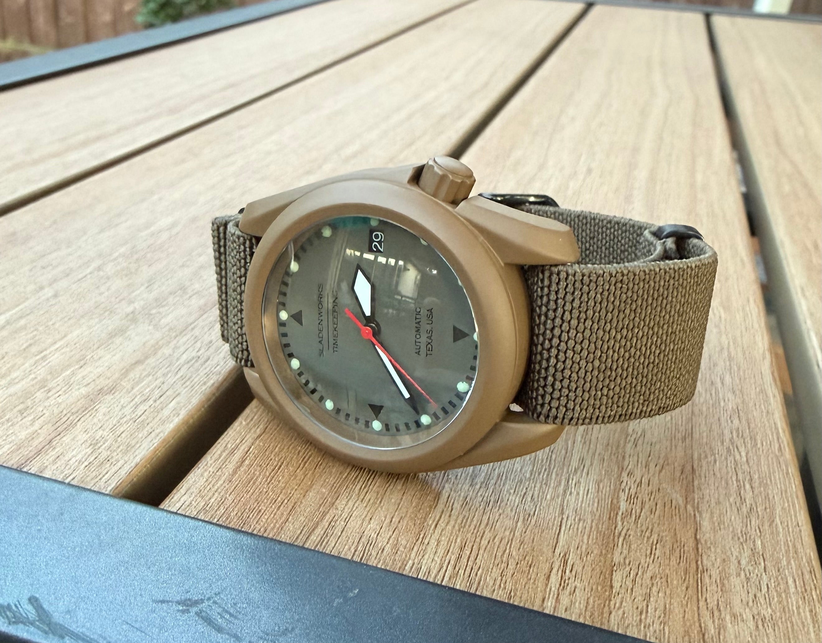 Sladenworks Field Watch - 40mm Coyote Tan