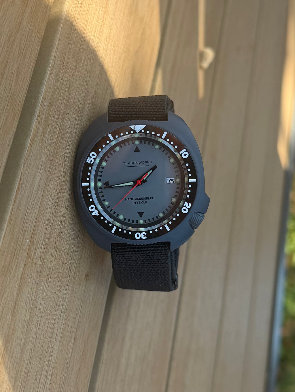 Sladenworks "Willard" Style Dive Watch - Combat Gray