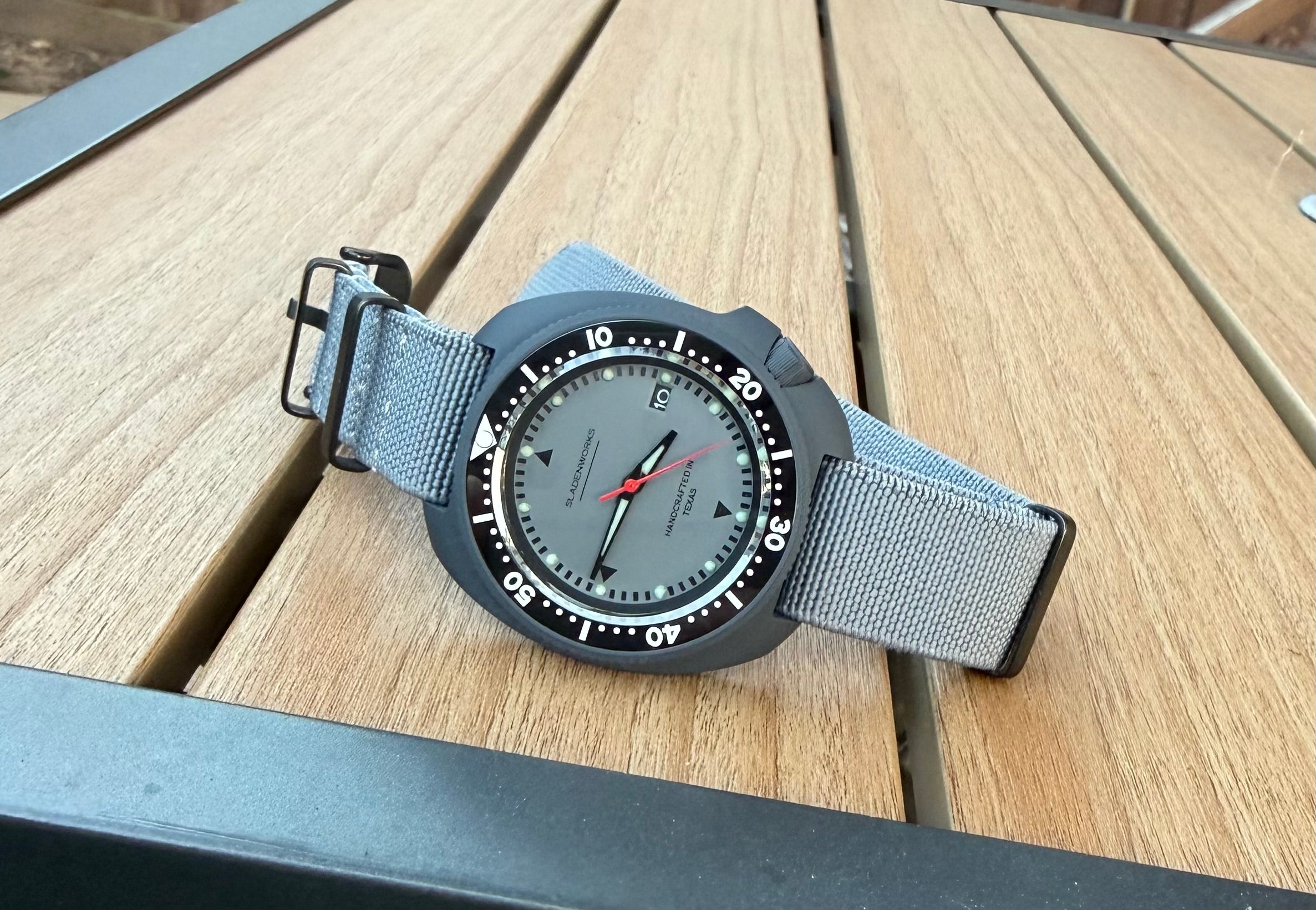 Sladenworks "Willard" Style Dive Watch - Combat Gray