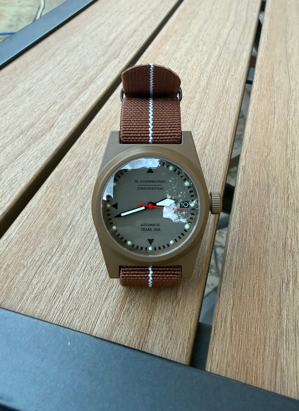 Sladenworks Field Watch - 38mm Coyote Tan