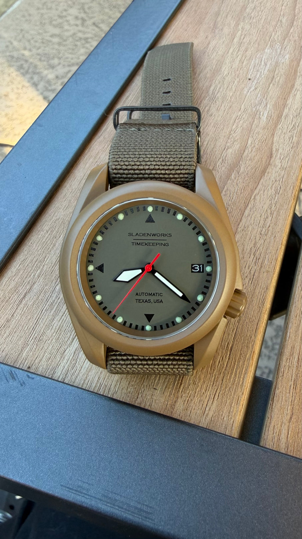 Sladenworks Field Watch - 40mm Coyote Tan