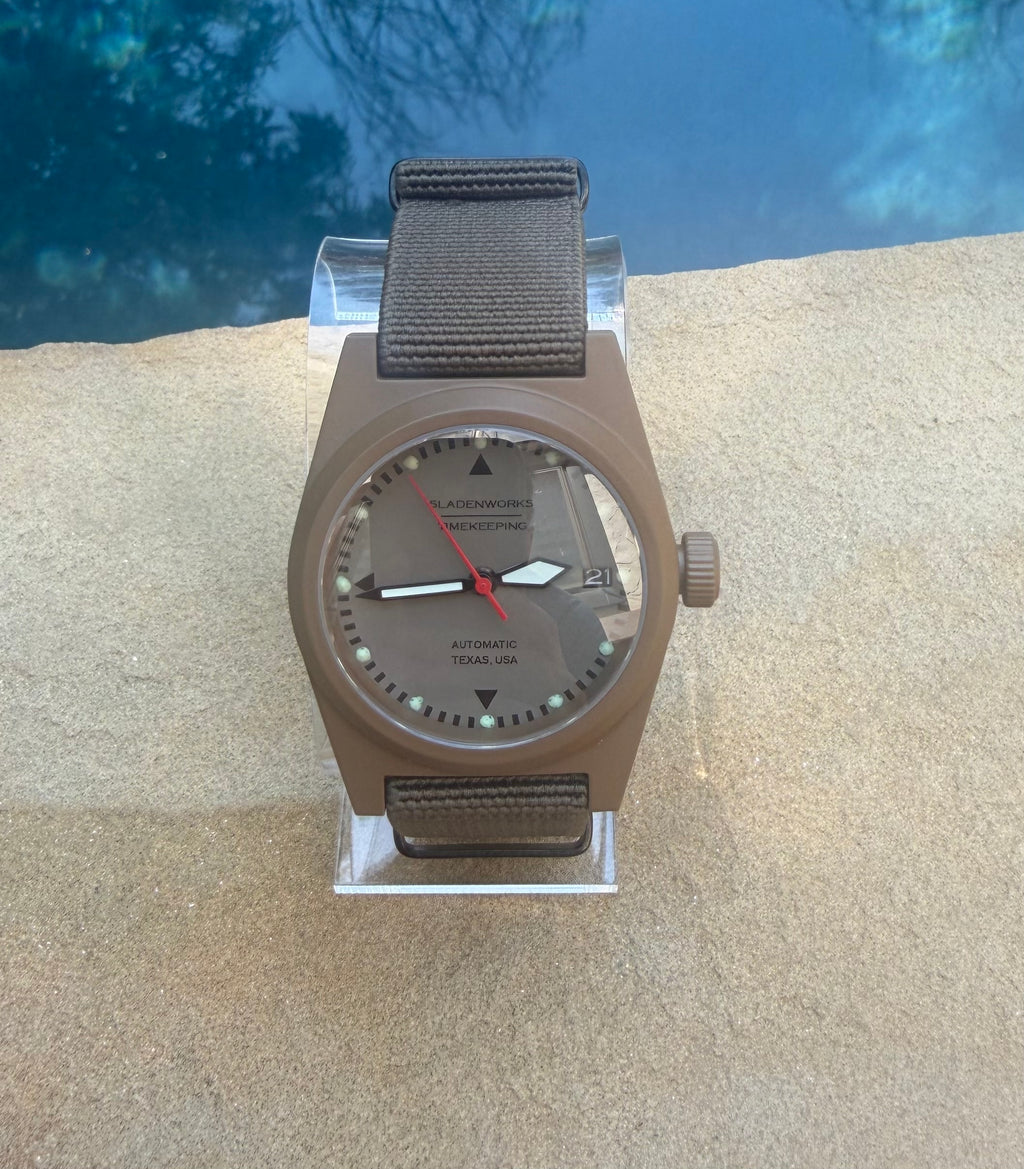 Sladenworks Field Watch - 38mm Coyote Tan