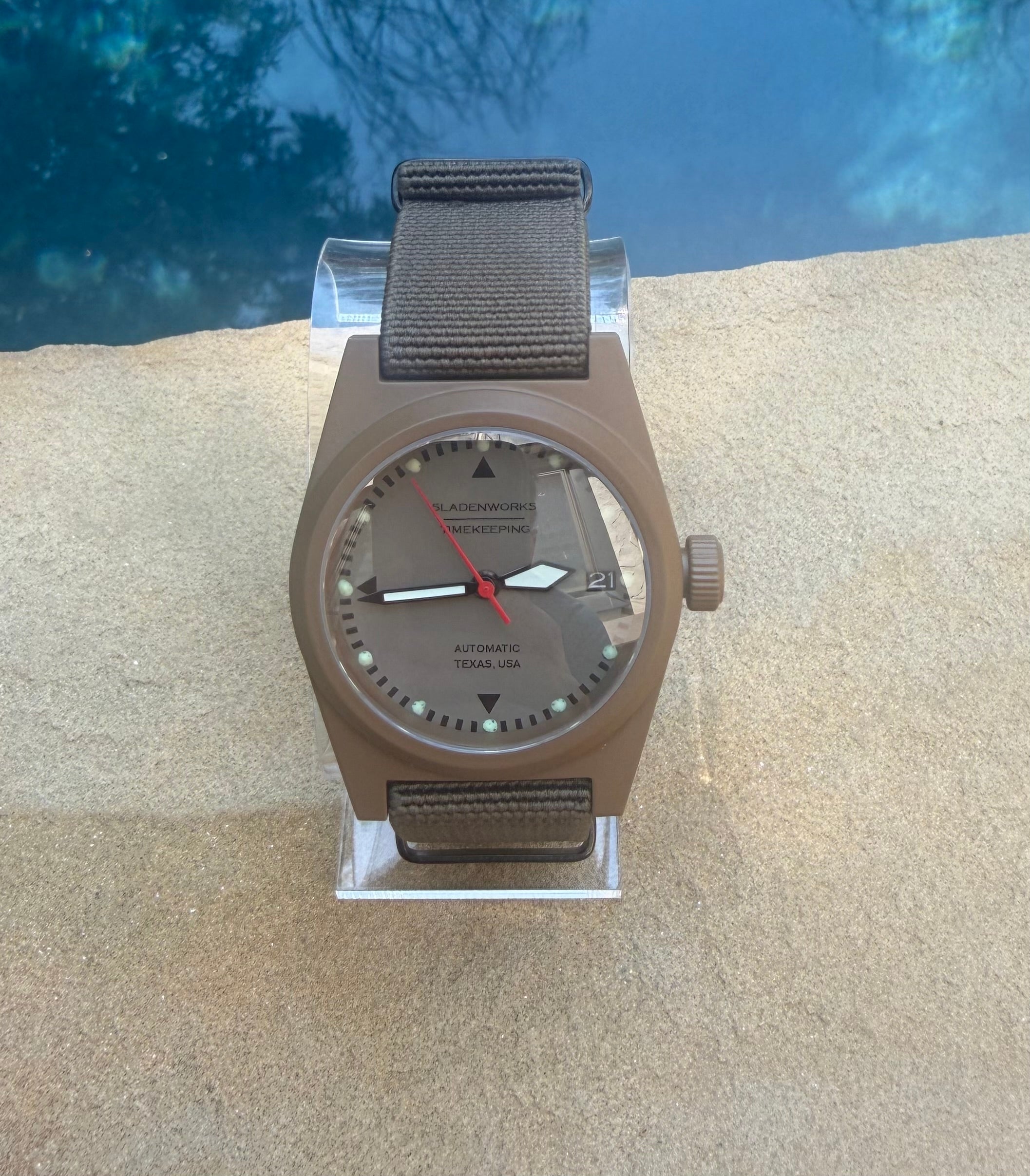 Sladenworks Field Watch - 38mm Coyote Tan