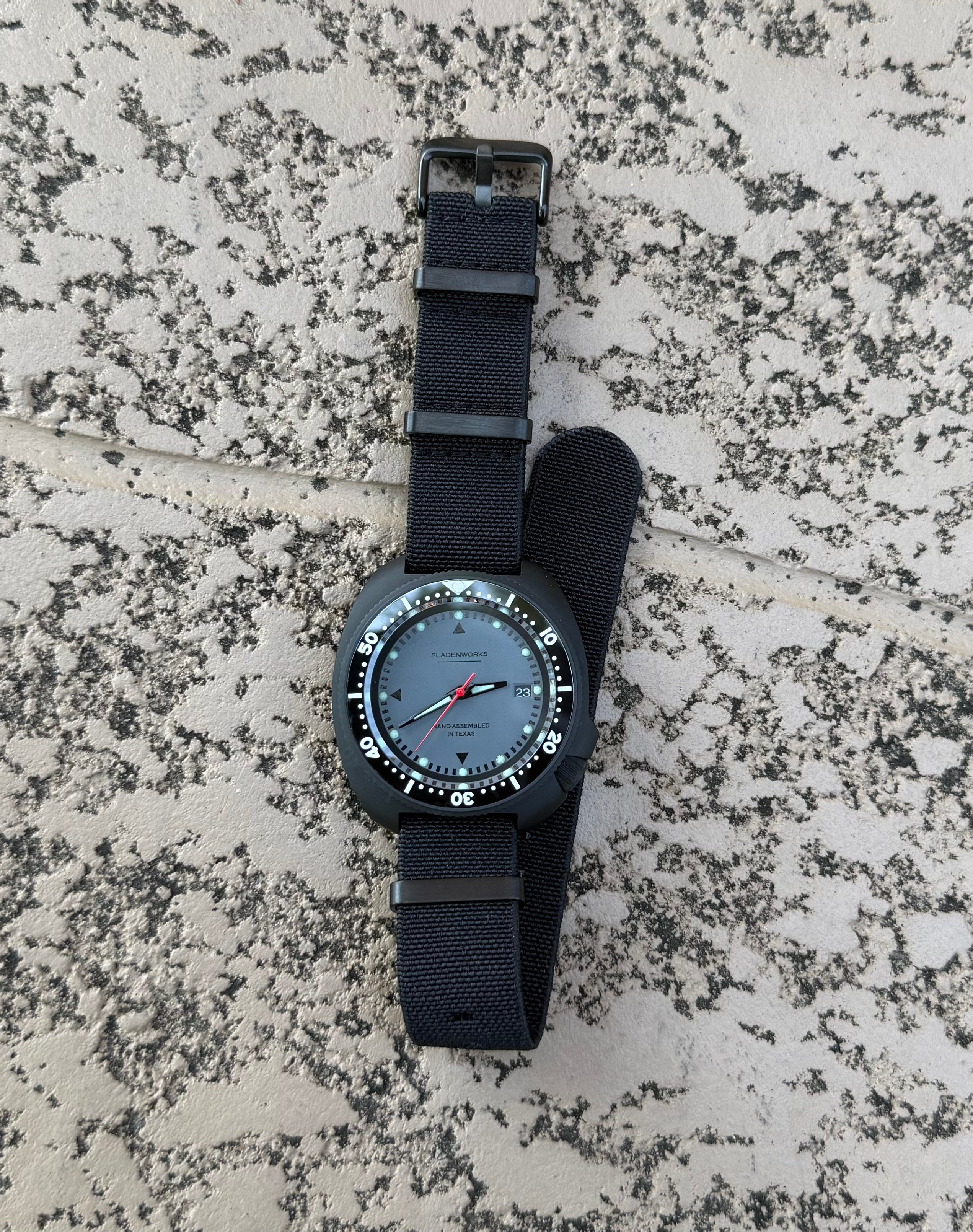 Sladenworks "Willard" Style Dive Watch - Black