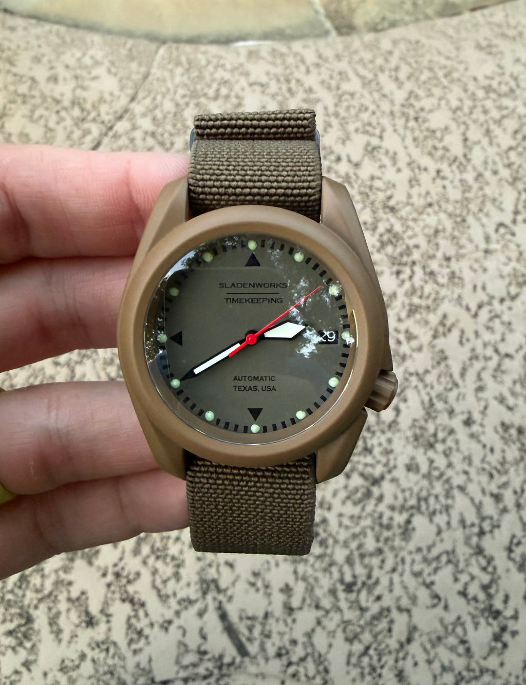 Sladenworks Field Watch - 40mm Coyote Tan