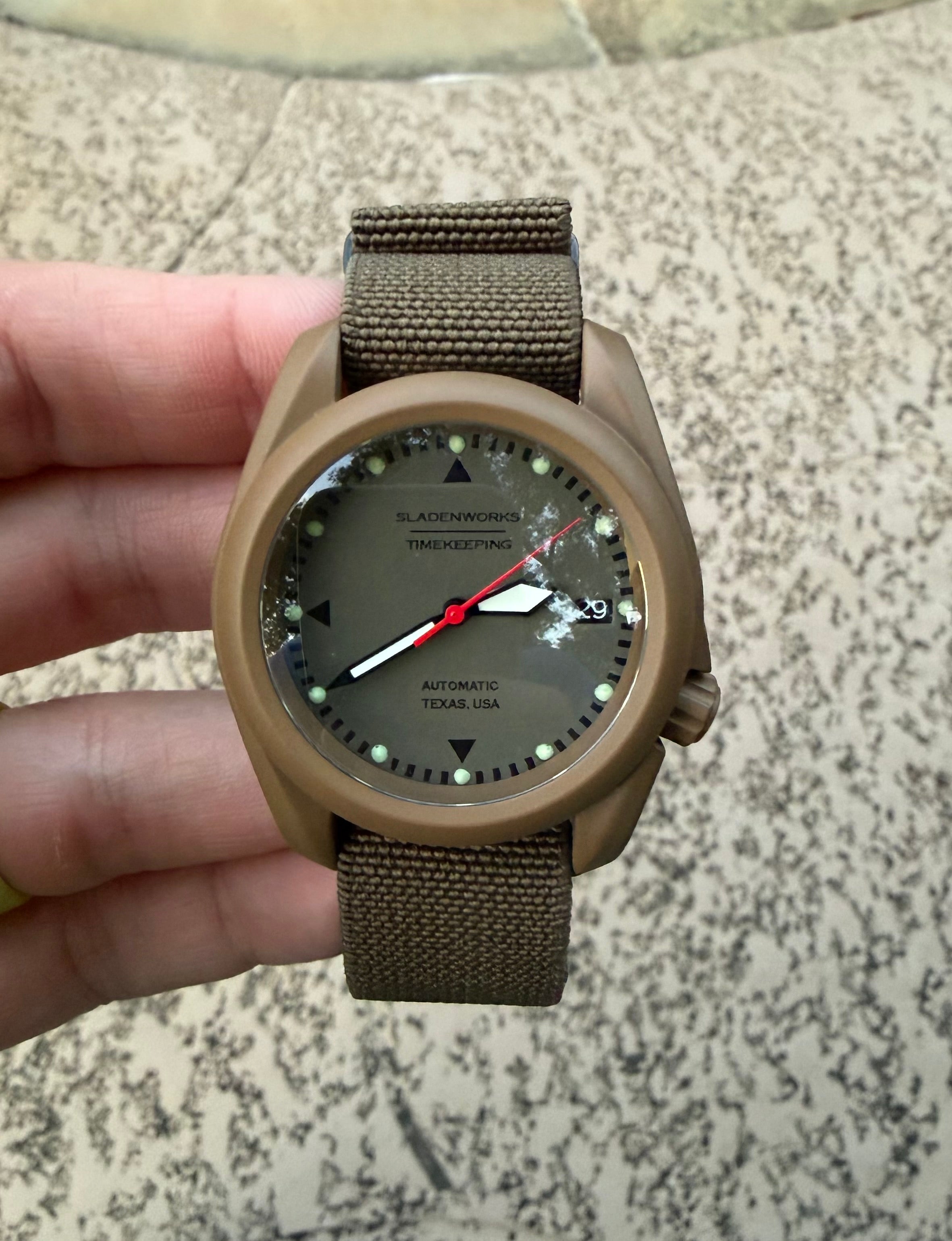 Sladenworks Field Watch - 40mm Coyote Tan