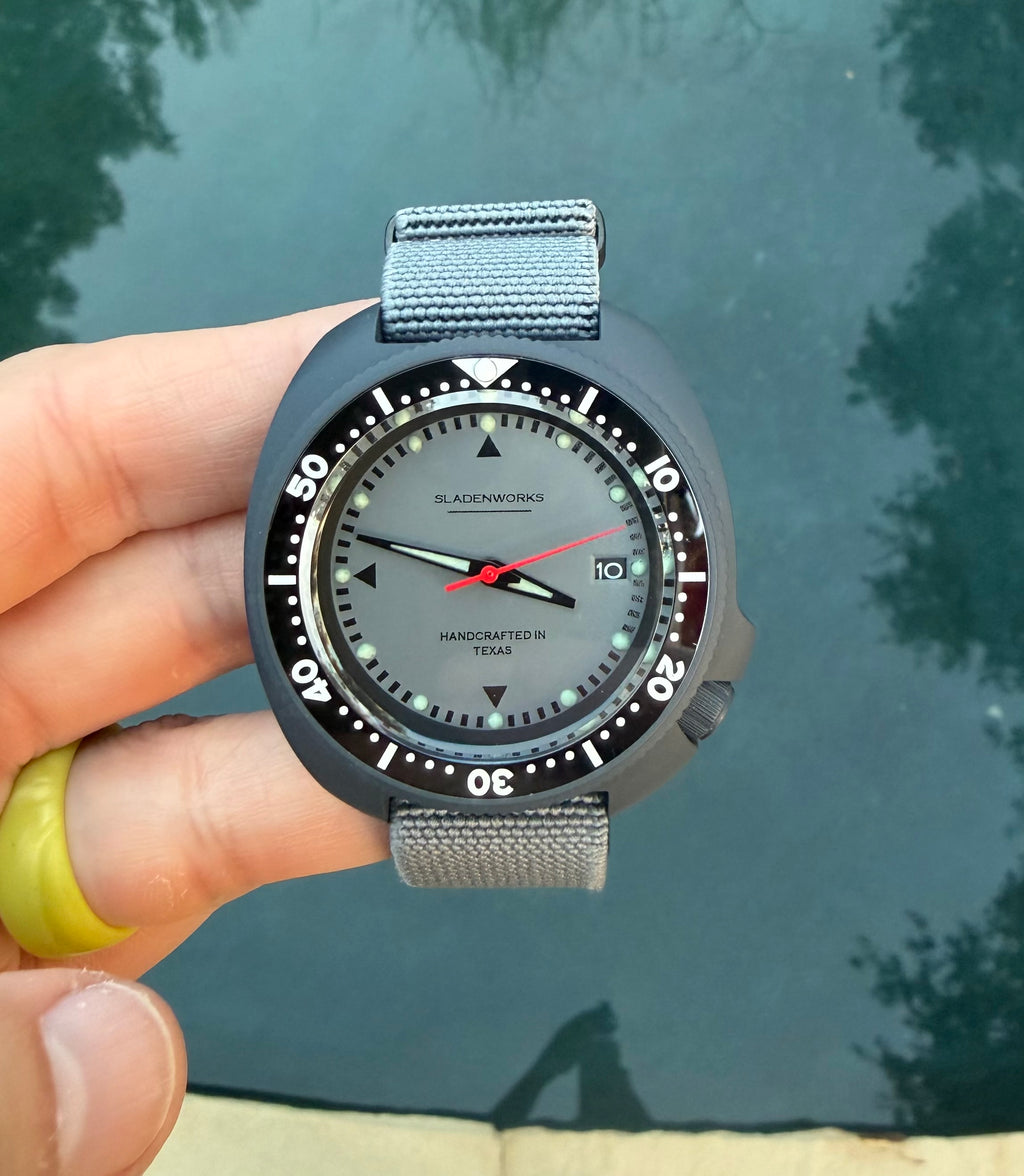 Sladenworks "Willard" Style Dive Watch - Combat Gray