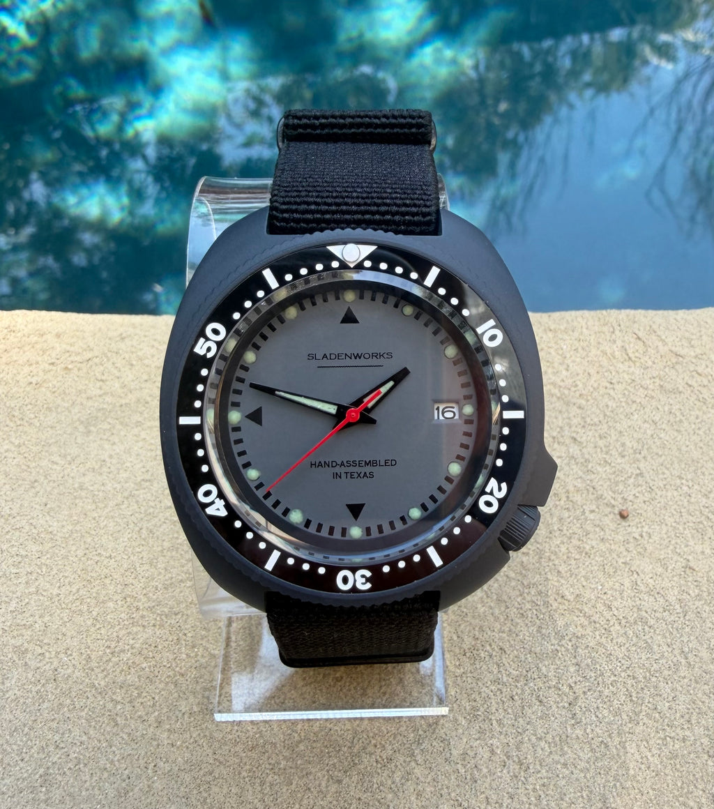 Sladenworks "Willard" Style Dive Watch - Combat Gray