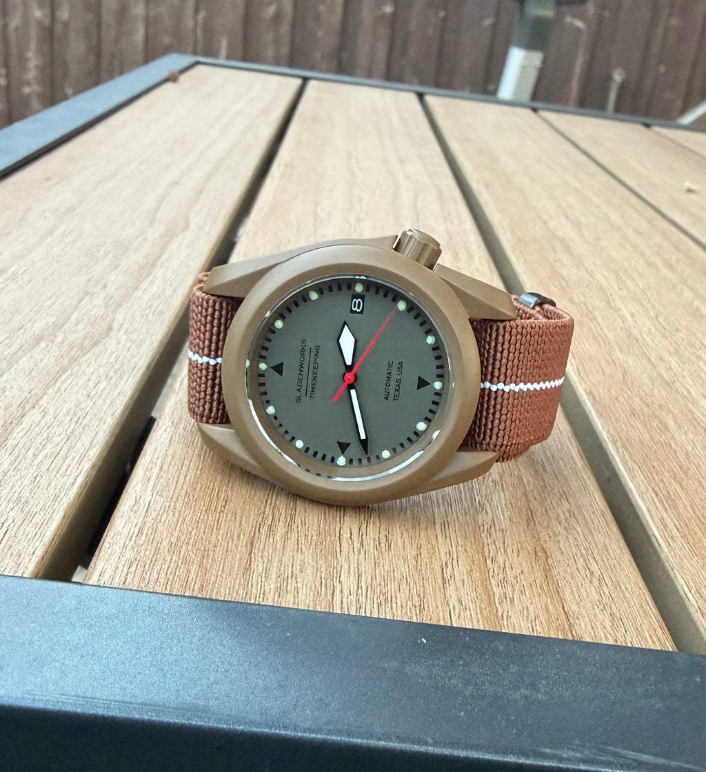 Sladenworks Field Watch - 40mm Coyote Tan
