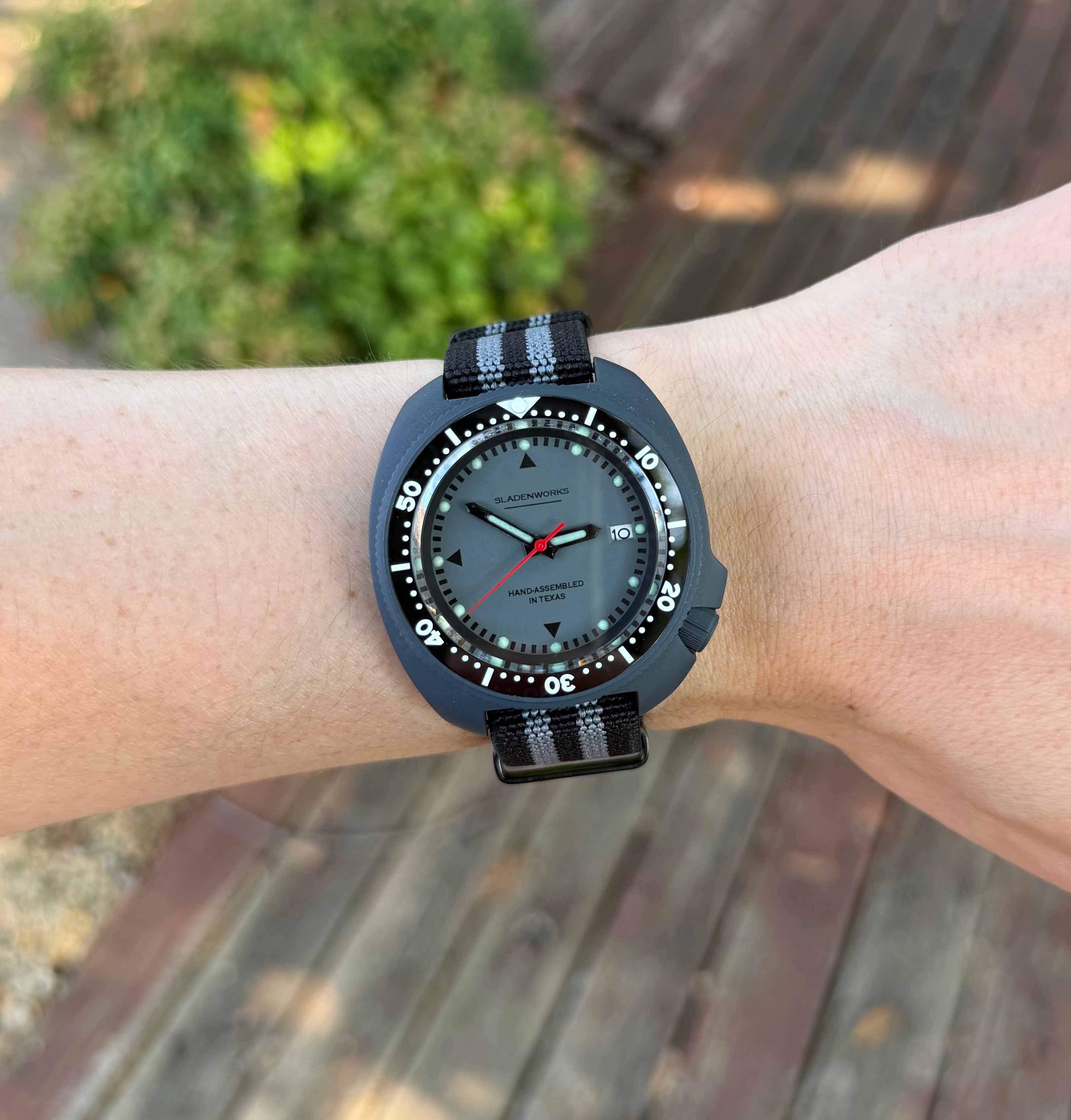 Sladenworks "Willard" Style Dive Watch - Combat Gray