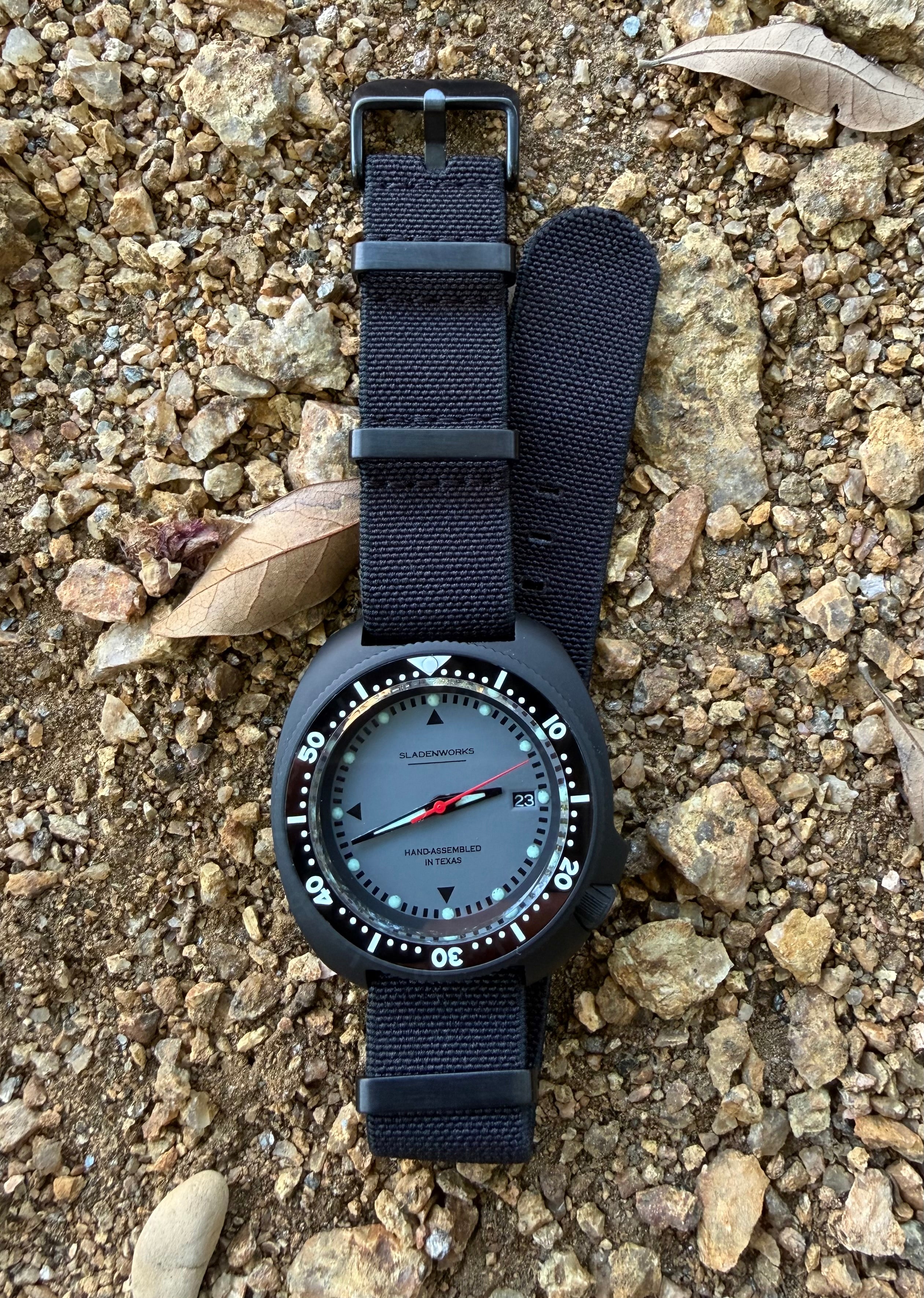 Sladenworks "Willard" Style Dive Watch - Black