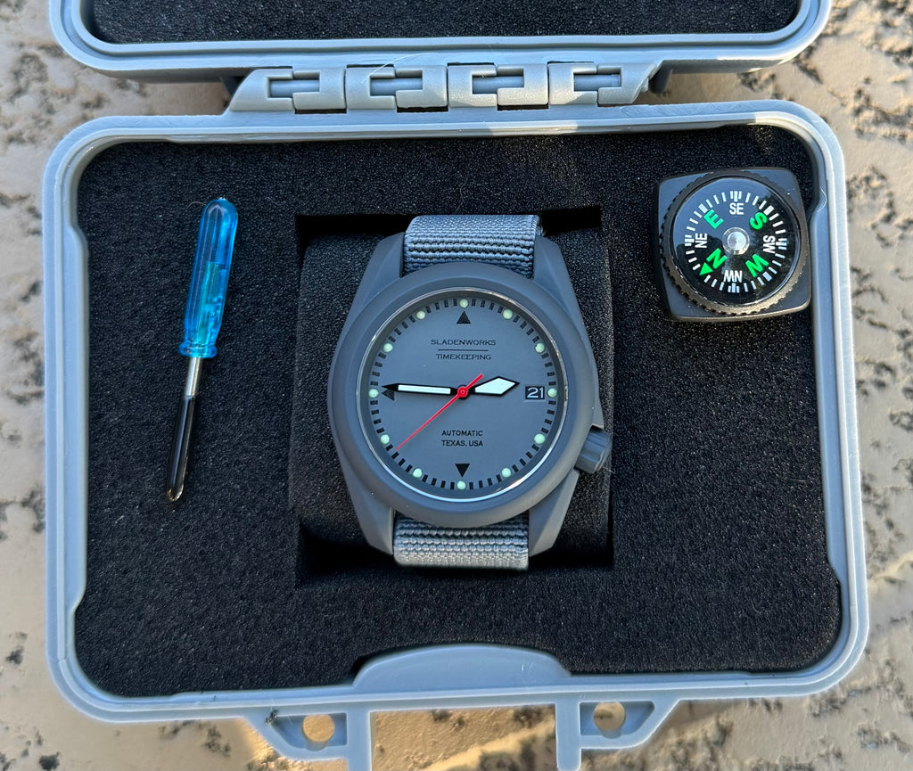 Sladenworks Field Watch - 40mm Combat Gray