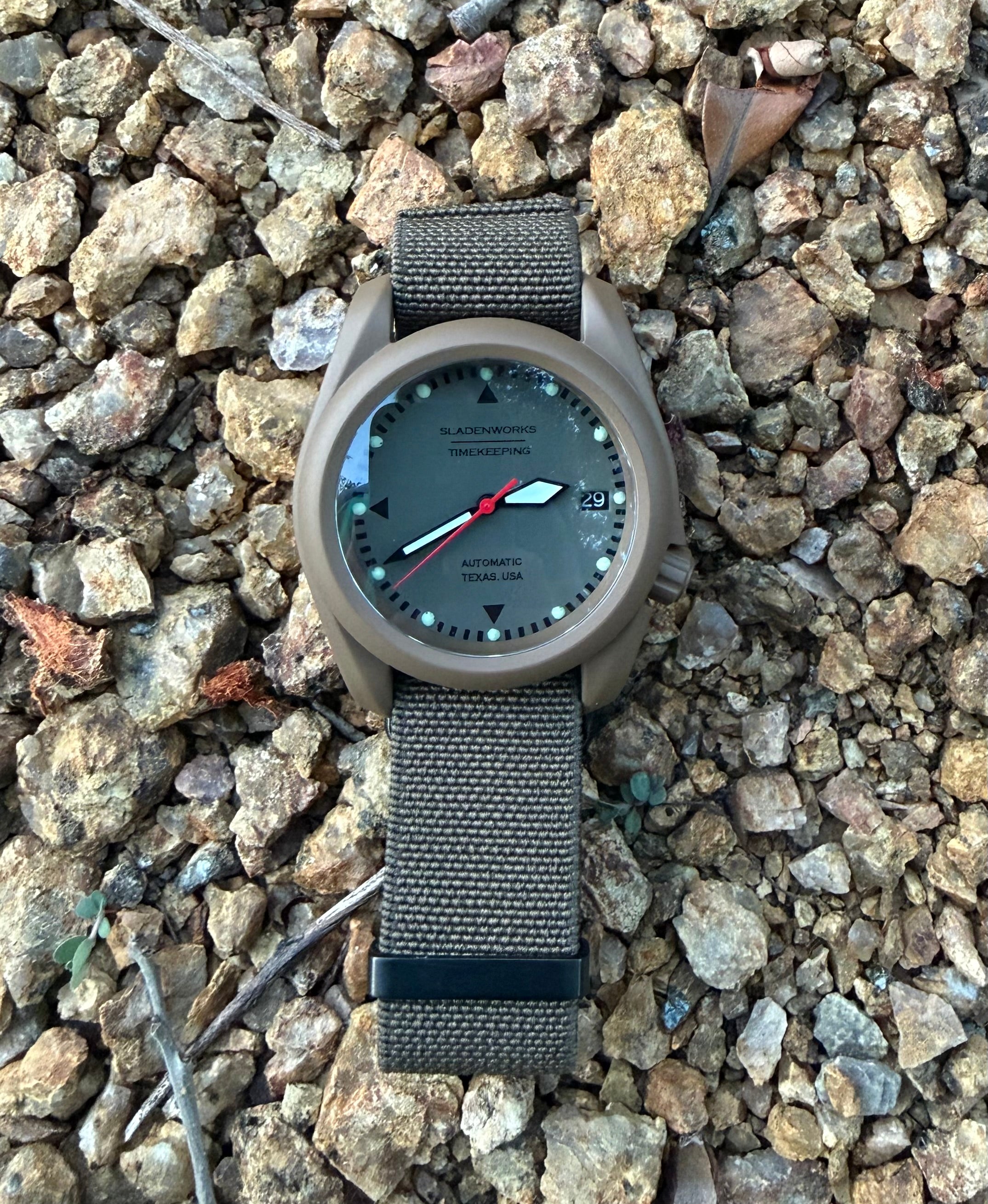 Sladenworks Field Watch - 40mm Coyote Tan