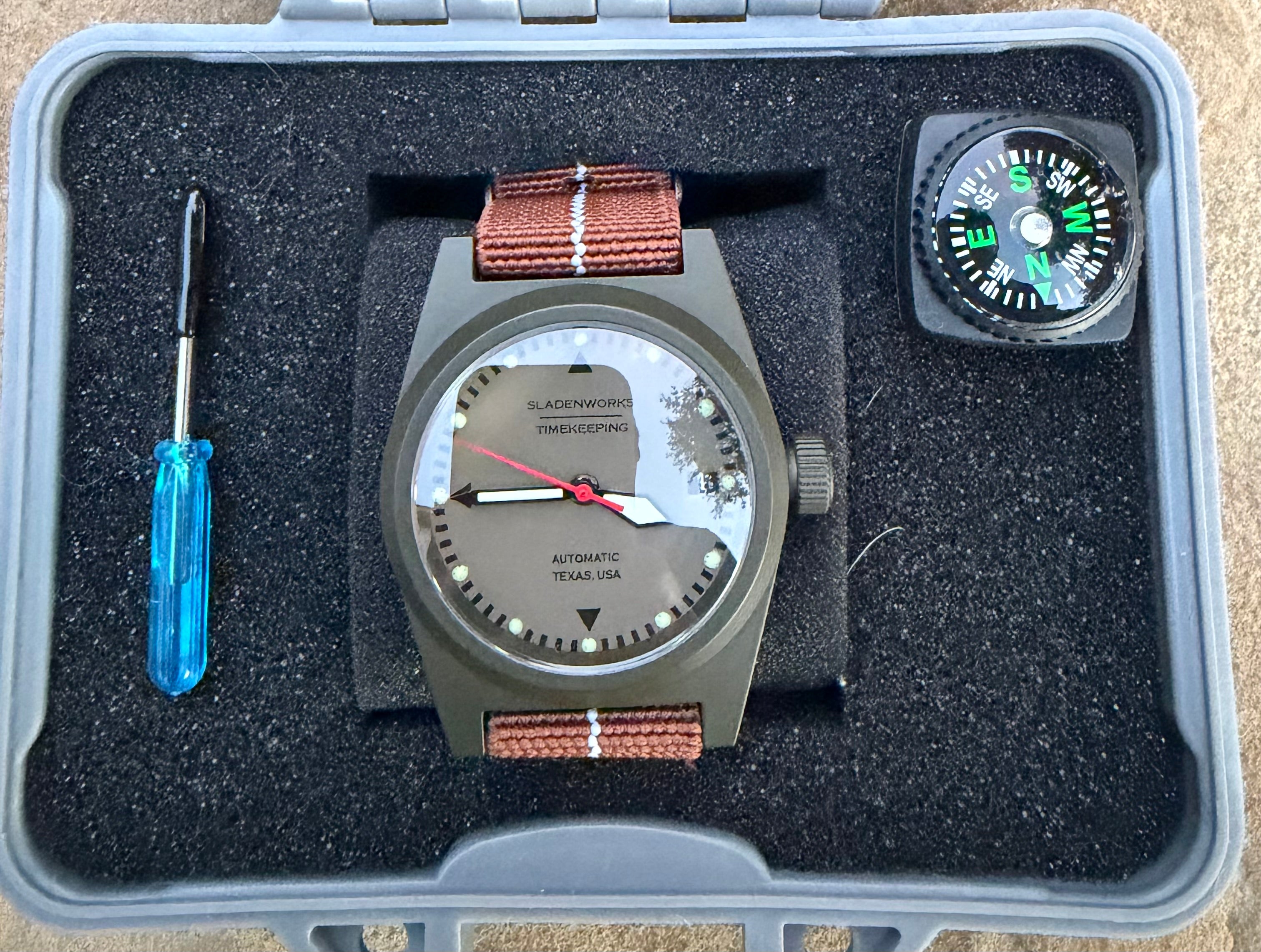 Sladenworks Field Watch - 38mm Mil-Spec Green