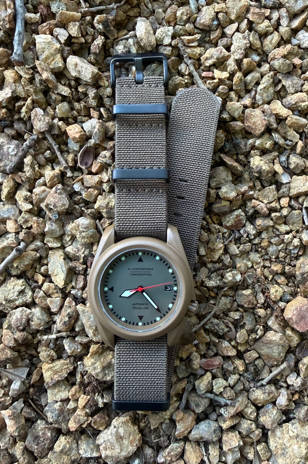 Sladenworks Field Watch - 40mm Coyote Tan