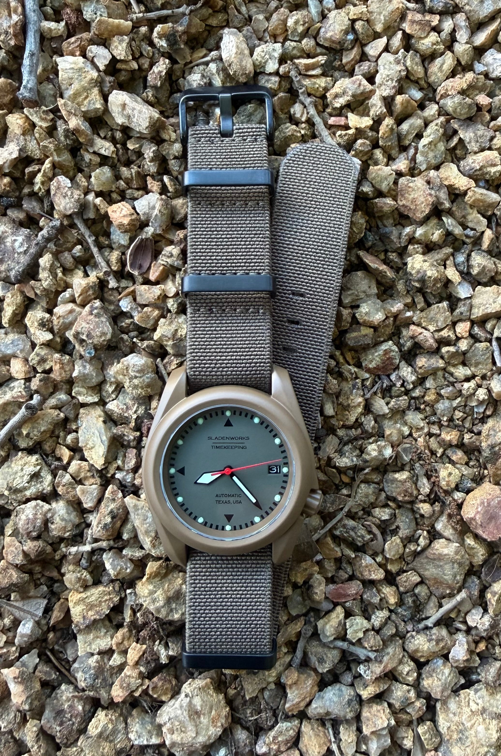 Sladenworks Field Watch - 40mm Coyote Tan