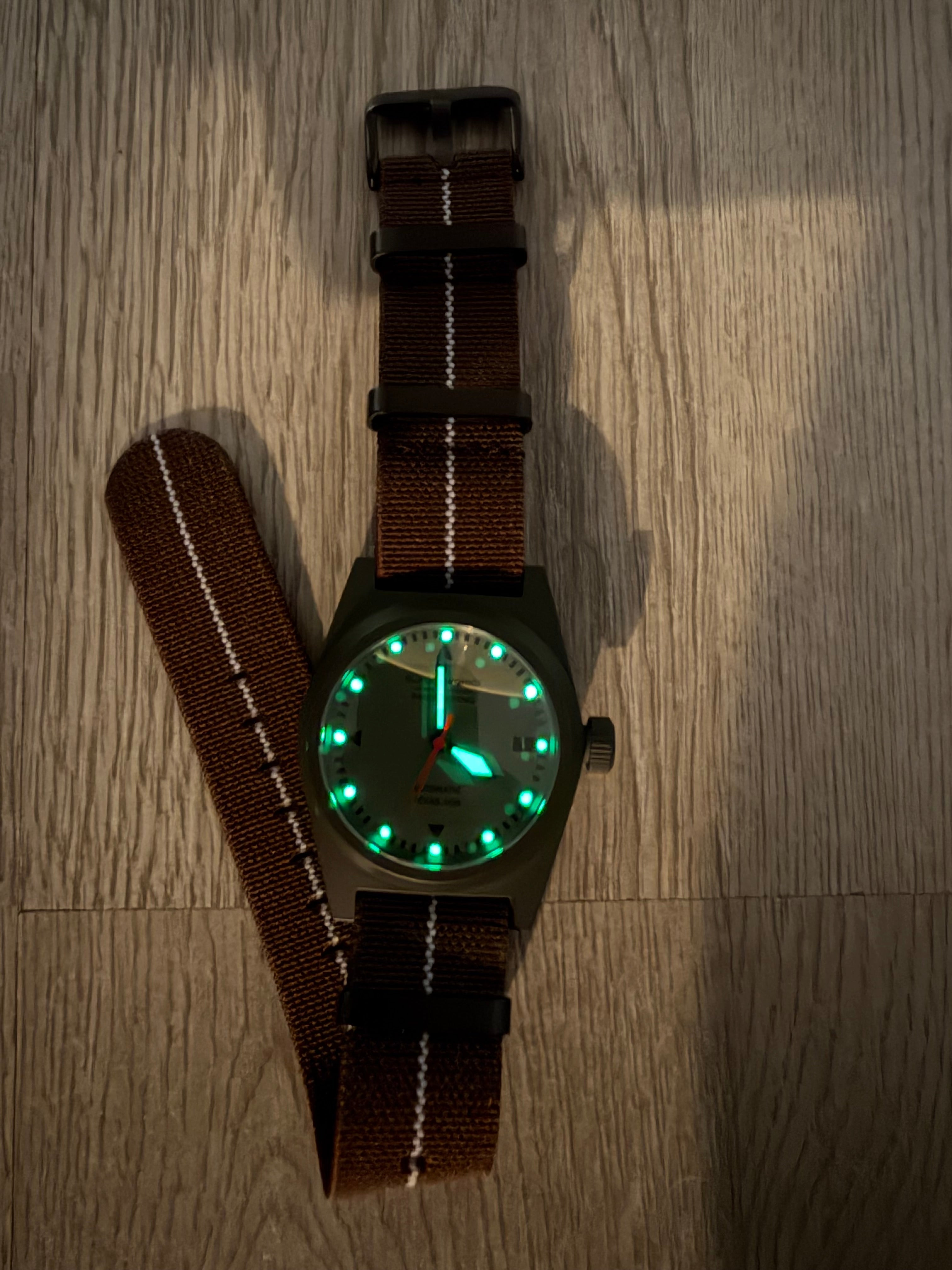 Sladenworks Field Watch - 38mm Mil-Spec Green