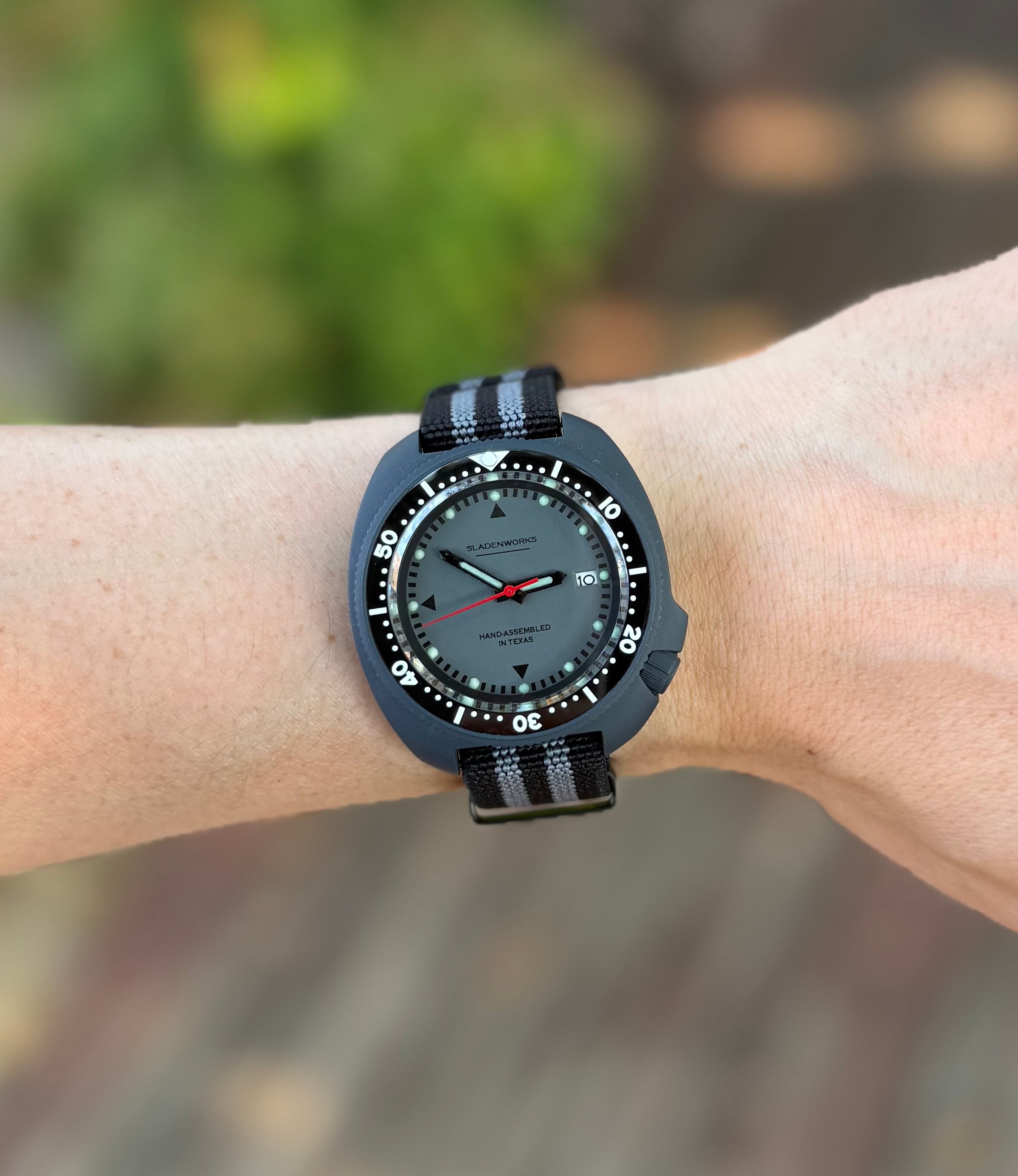 Sladenworks "Willard" Style Dive Watch - Combat Gray