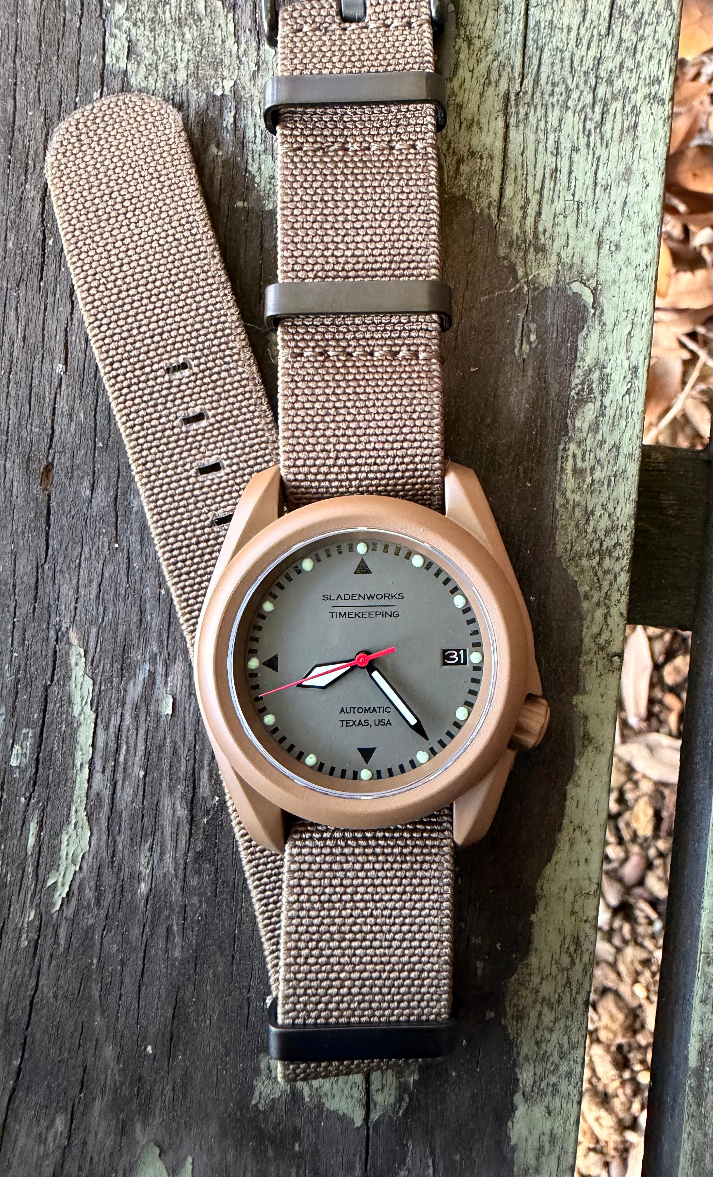 Sladenworks Field Watch - 40mm Coyote Tan