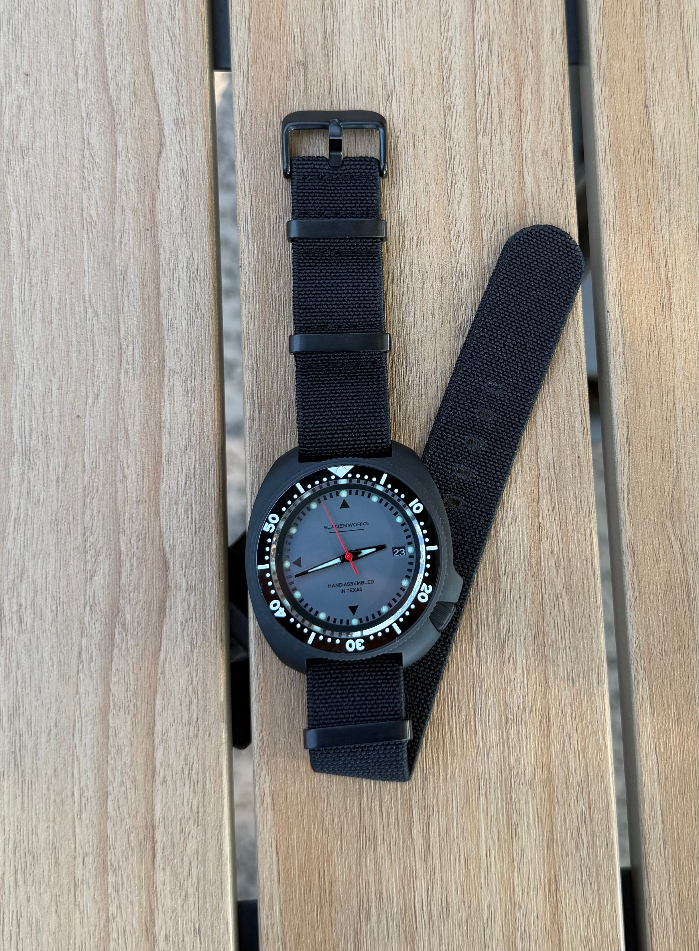 Sladenworks "Willard" Style Dive Watch - Black