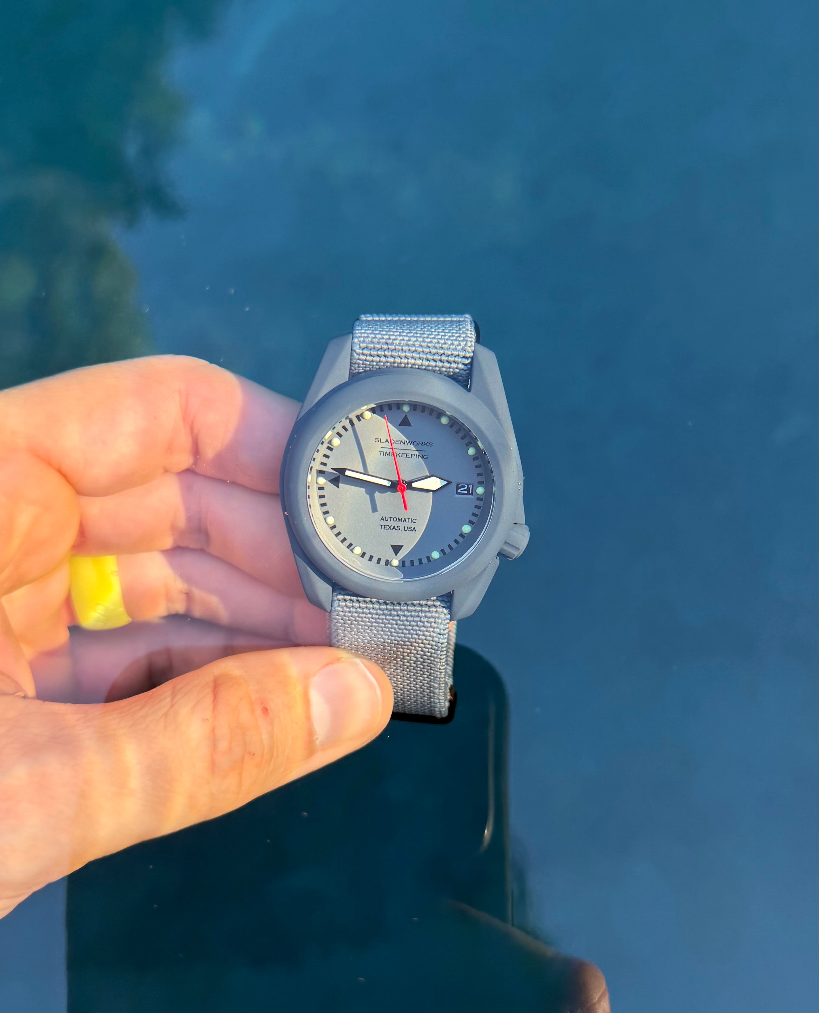 Sladenworks Field Watch - 40mm Combat Gray