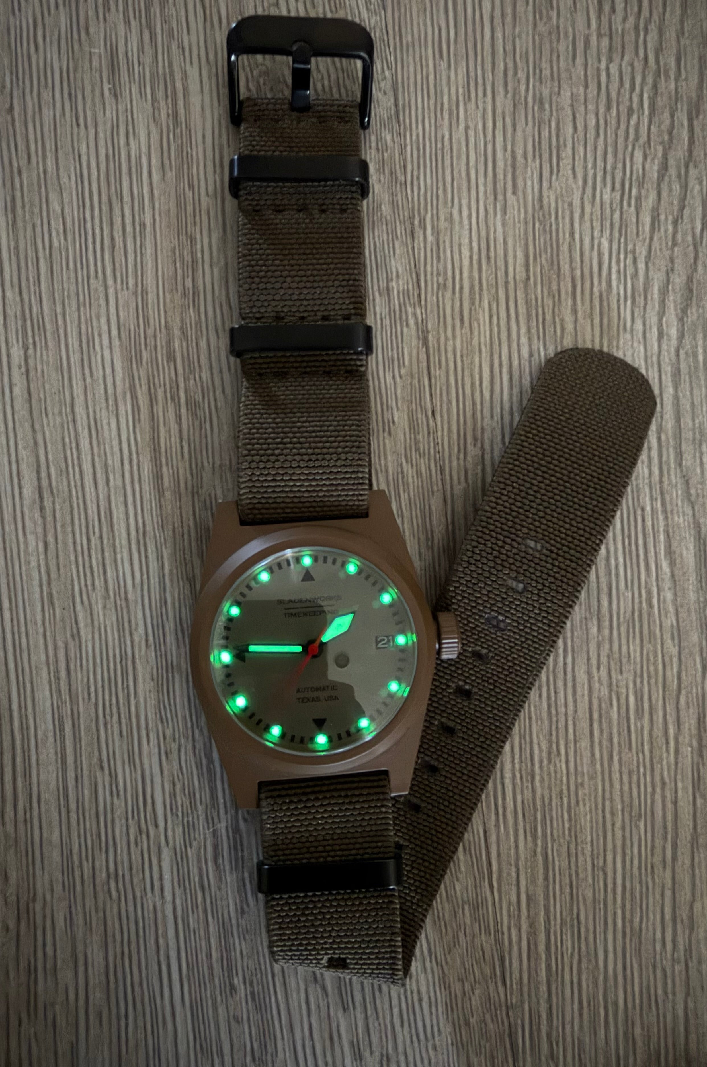 Sladenworks Field Watch - 38mm Coyote Tan