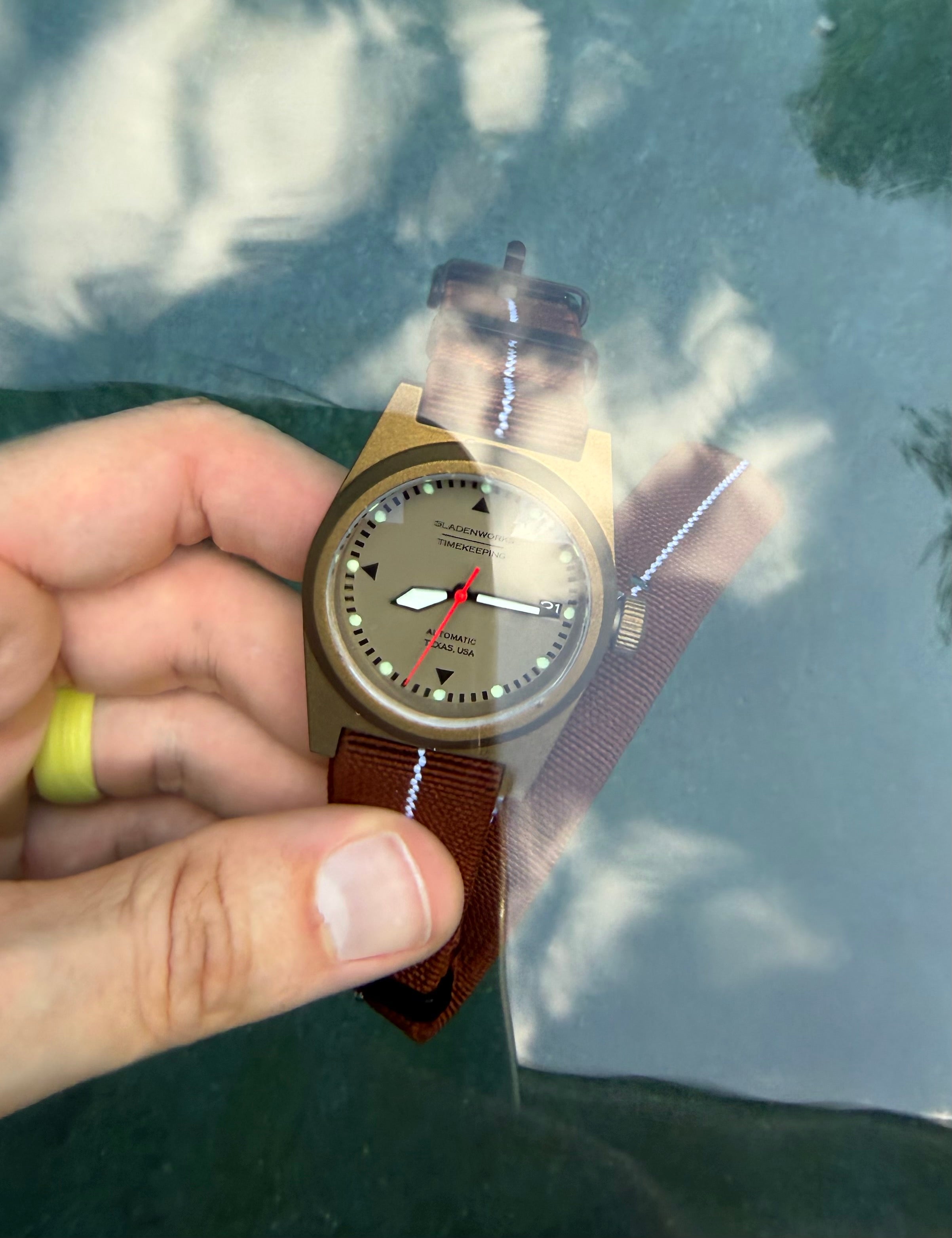 Sladenworks Field Watch - 38mm Burnt Bronze