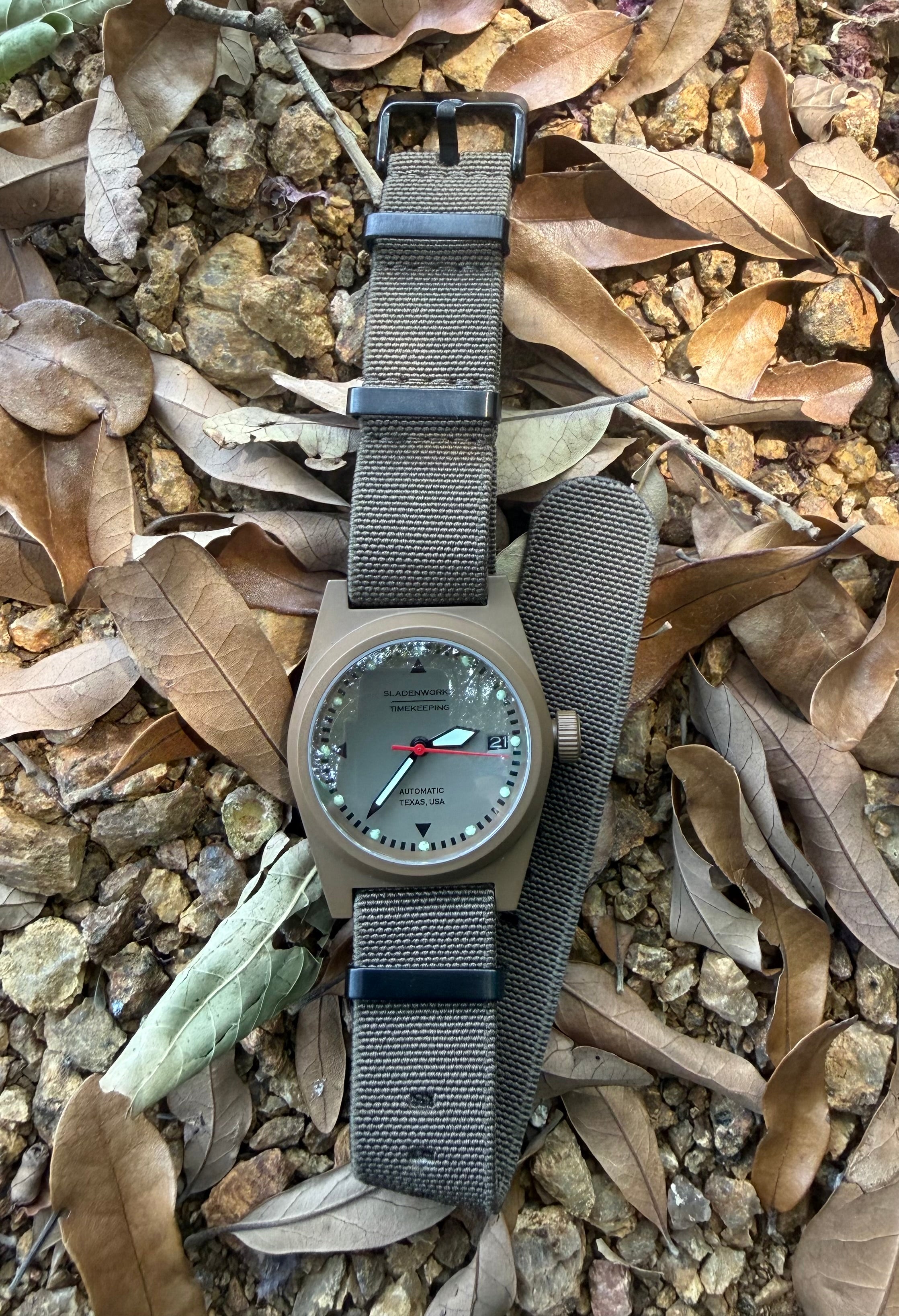 Sladenworks Field Watch - 38mm Coyote Tan